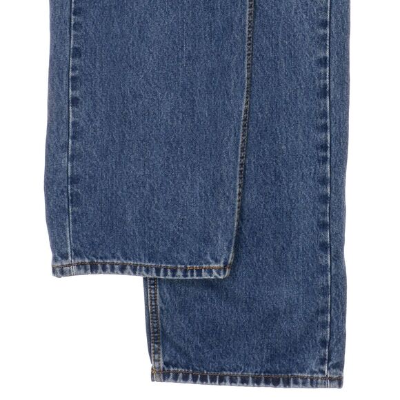 Levis 505 Jeans Mens Size 42x32 Measure 42x30.5 Blue Classic Straight Leg Cotton - Picture 9 of 11